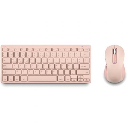 NGS Fantasy Kit Pink Teclado y Ratón Inalámbricos Recargables Rosa NGS Fantasy Kit Pink Teclado y Ratón Inalámbricos Recargables Rosa